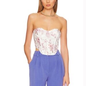 Bardot Corset Pink White